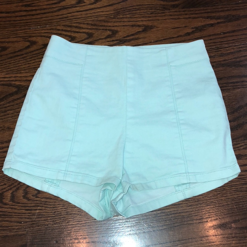 Size Two Never Worn Denim High Waisted Shorts.